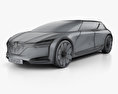 Renault Symbioz 컨셉트 카 2017 3D 모델  wire render