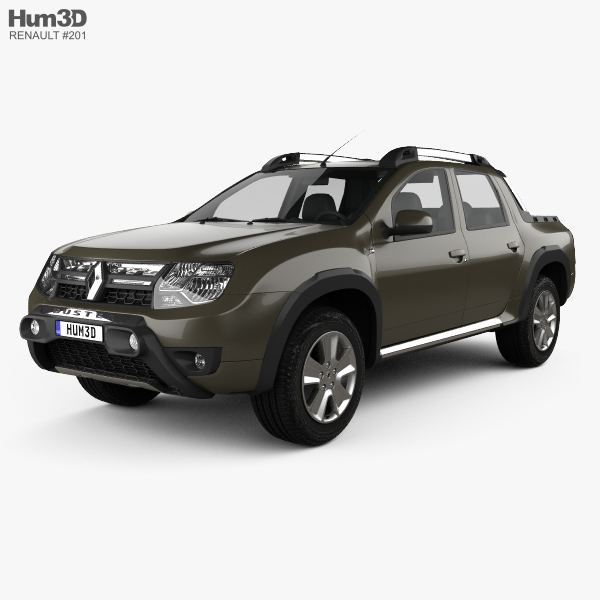 Renault Duster Oroch BR-spec 2018 3Dモデル