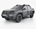 Renault Duster Oroch BR-spec 2018 3D模型 wire render