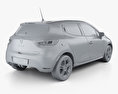 Renault Clio GT Line п'ятидверний 2018 3D модель