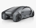Renault EZ-GO 2018 3D 모델  wire render