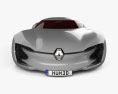 Renault Trezor mit Innenraum 2019 3D-Modell Vorderansicht