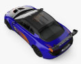 Renault Alpine A110 GT4 2021 3D-Modell Draufsicht