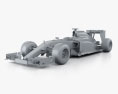 Renault R.S.16 2017 3D模型 clay render