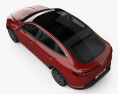 Renault Arkana 概念 2021 3D模型 顶视图