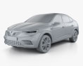 Renault Arkana Konzept 2021 3D-Modell clay render