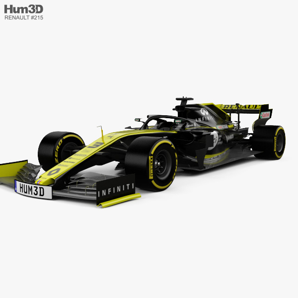 Renault R.S.19 F1 2019 3D модель