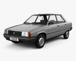 Renault 9 1983 3Dモデル