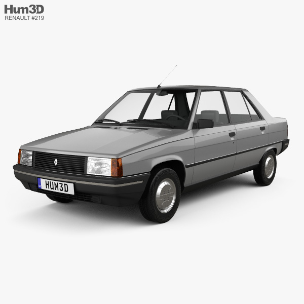 Renault 9 1983 3D модель