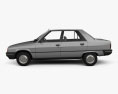 Renault 9 1983 3d model side view