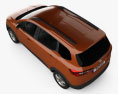 Renault Triber 2022 3d model top view