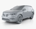 Renault Koleos 2022 Modello 3D clay render