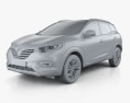 Renault Kadjar 2022 3D-Modell clay render