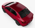 Renault Logan Stepway City CIS-spec 2020 Modello 3D vista dall'alto