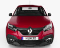 Renault Logan Stepway City CIS-spec 2020 Modello 3D vista frontale