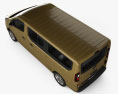 Renault Trafic Passenger Van LWB 2023 3D模型 顶视图