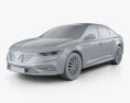 Renault Talisman Berlina 2023 Modello 3D clay render