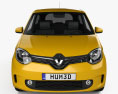 Renault Twingo 2022 3D模型 正面图