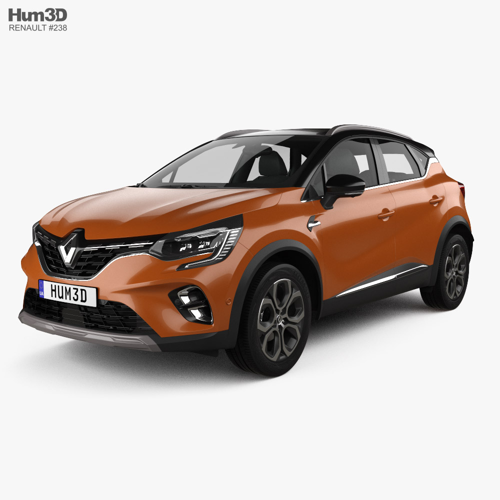 Renault Captur 2019 3D 모델 