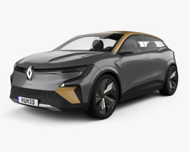 Renault Megane eVision 2023 3D model