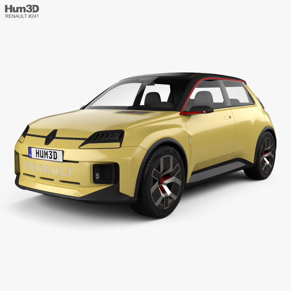 Renault 5 2024 3D model