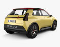Renault 5 2024 3D模型 后视图
