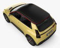 Renault 5 2024 Modello 3D vista dall'alto