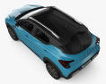 Renault Kiger 2023 3D-Modell Draufsicht