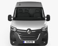Renault Master パネルバン L3H2 2023 3Dモデル front view