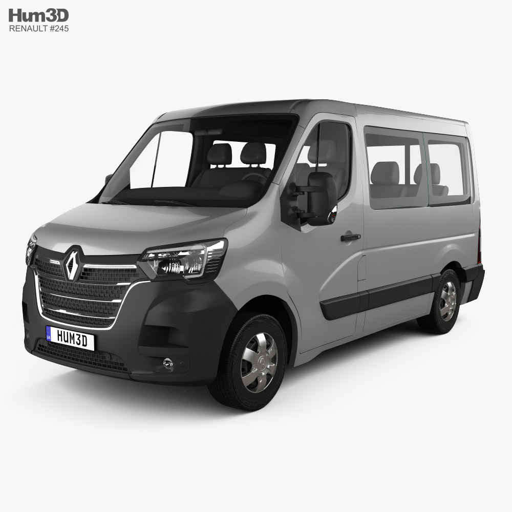 Renault Master Passenger Van L1H1 2022 3D model