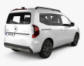Renault Kangoo 2023 3D-Modell Rückansicht