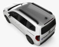 Renault Kangoo 2023 3D 모델  top view