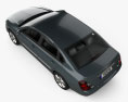 Renault Safrane 2010 3D模型 顶视图