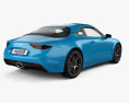 Renault Alpine A110 Premiere Edition with HQ interior 2020 3d model back view