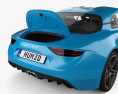 Renault Alpine A110 Premiere Edition with HQ interior 2020 3d model