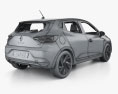 Renault Clio RS-Line с детальным интерьером 2022 3D модель