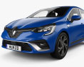 Renault Clio RS-Line with HQ interior 2022 3d model