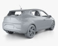 Renault Clio RS-Line 带内饰 2022 3D模型