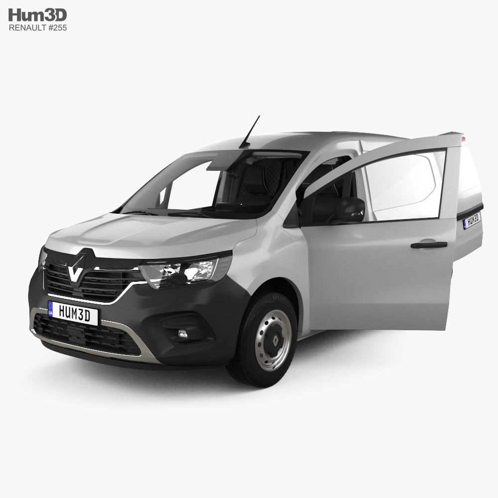 Renault Kangoo Van mit Innenraum 2021 3D-Modell