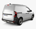 Renault Kangoo Van mit Innenraum 2024 3D-Modell Rückansicht