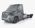 Renault Master Platform Cab L3 2023 3Dモデル wire render