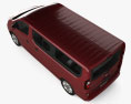 Renault Trafic Passenger Van L2H1 2024 3D模型 顶视图