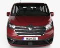 Renault Trafic 승객용 밴 L2H1 2024 3D 모델  front view