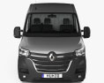 Renault Master Panel Van L3H2 з детальним інтер'єром 2022 3D модель front view