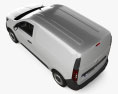 Renault Express Van con interni 2024 Modello 3D vista dall'alto