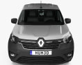 Renault Express Van с детальным интерьером 2024 3D модель front view