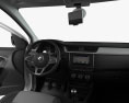 Renault Express Van con interior 2024 Modelo 3D dashboard
