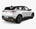 Renault Megane E-Tech Electric iconic with HQ interior 2024 3d model back view