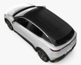 Renault Megane E-Tech Electric iconic with HQ interior 2024 Modello 3D vista dall'alto