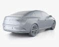 Renault Megane 세단 2023 3D 모델 